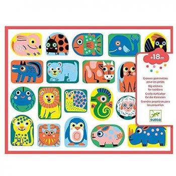 DJECO formas Pegatinas Globos UNISEX-INFANTIL, multicolor
