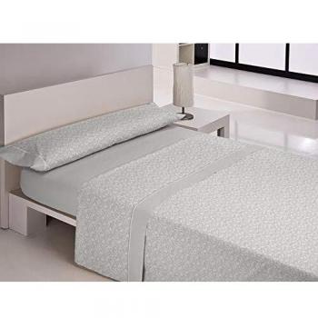 Tejidos Reina 89747 Juego de Sabanas, 90 cm, Gris, Set de 26