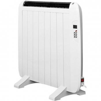 Emisor Térmico Gaban 1200W Aluminio Blanco con Pantalla LCD y Temporizador Mural/Portátil