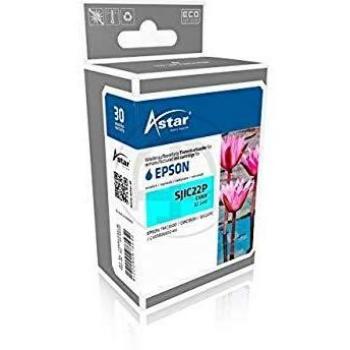 Cartucho de tinta cian Astar (sustituye a Epson C33S020602, SJIC22P(C)) 32,5 ml