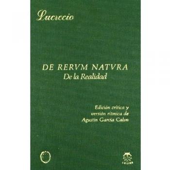 De rerum natura. De la realidad
