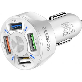 Cargador de coche USB con carga rápida 3.0 y QC 3.0