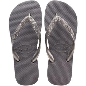 Havaianas Top Logo Metallic Silver Chanclas, mujer, Steel Grey 5178, 37/38 EU