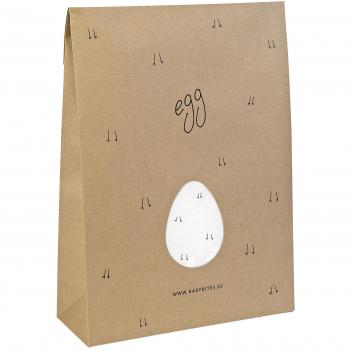 Baby Bites Original - Saco recién nacidos - Huevo estampado patitas - Entretiempo