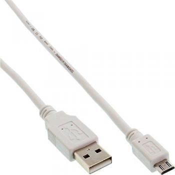 Cable USB 2.0 A a Micro-USB B 1,5 m Blanco