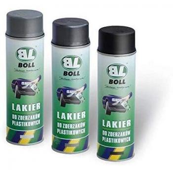 Boll 001016 - Pintura en aerosol para plástico y parachoques, 500 ml, color negro