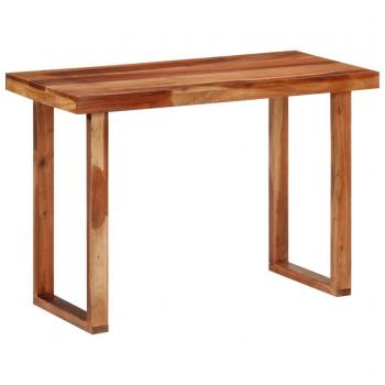 Mesa de comedor madera maciza de acacia 110x50x76 cm Marrón