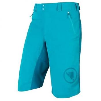 Pantalón corto de ciclismo Endura MT500 Spray para hombre, color verde, talla XS, sin badana