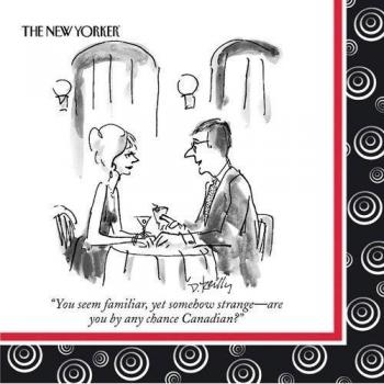 Paper Products Design New Yorker Canadian Beverage Napkins by Paperproducts Design