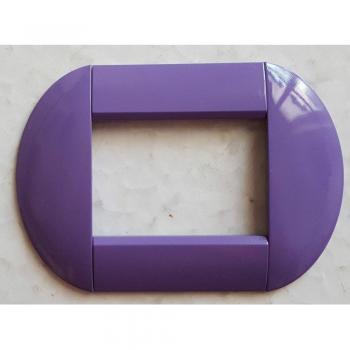 Placa Compatible Living International Bticino 7 Foros Color Violeta