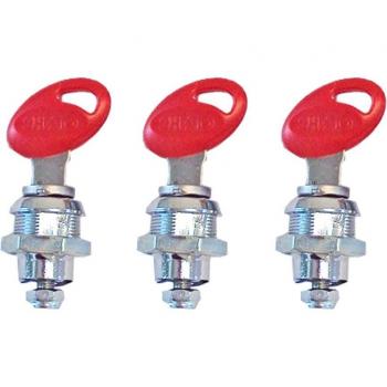 Shad 200062R Juego 3 Bombines para Baúles Sh42-Sh43, Plata