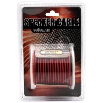 Cable de altavoces - rojo/negro - 2 x 0.50 mm² - 100 m