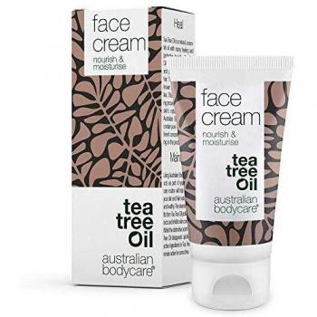 Australian Bodycare Face Cream 50ml - Face Cream moisturiser perfect for spots, pimples, oily, and acne prone skin. With 100% pure High Pharmaceutical Grade Australian Tea Tree Oil