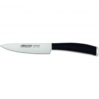 Arcos Serie Tango, Cuchillo Mondador, Hoja de Acero Inoxidable Nitrum 100 mm, Mango de Polipropileno Color Negro