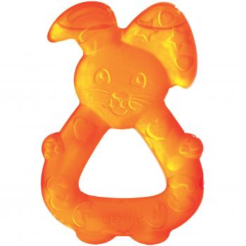 Dodie 6479771 - Mordedor con forma de conejo para enfriar, color naranja