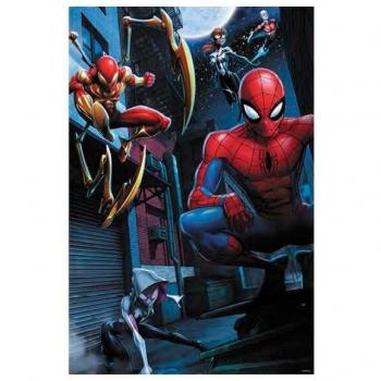 Puzzle Lenticular Prime 3D Marvel Spider-Man Into the Spider-Verse 200 Piezas