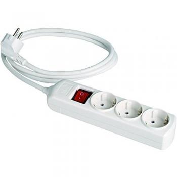 Portalamparas Y Accesorios Solera 8013Il - Base multiple 3x1.5mm 1.5mt 3t-tt int bl solera