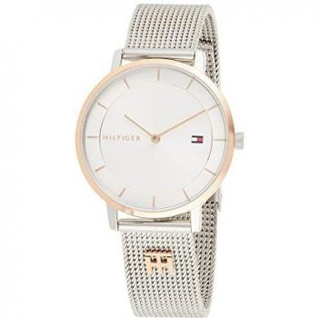 Tommy Hilfiger Reloj Analógico para Mujer de Cuarzo con Correa en Acero Inoxidable 01782288