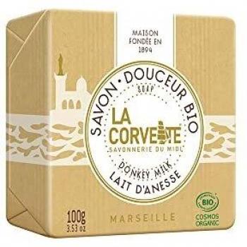 La Corvette Jabon En Pastilla Leche De Burra 100Gr. Bio 100 g