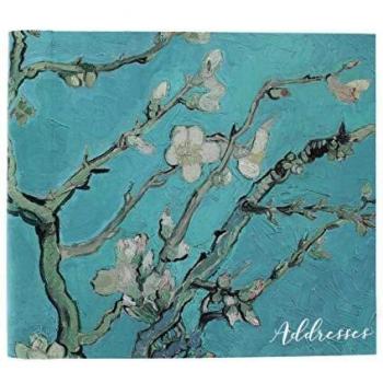 Libro de direcciones de Van Gogh | Agenda telefónica | Organizador | Regalo para mujeres | Libro de direcciones | Papelería de oficina | Regalos de cumpleaños para mujeres