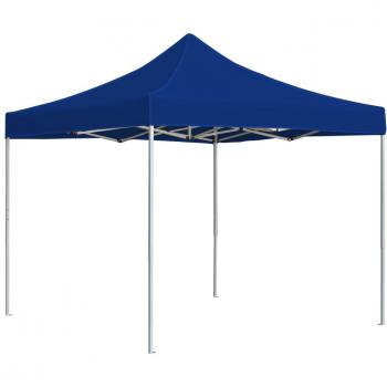Carpa plegable profesional de aluminio azul 2x2 m