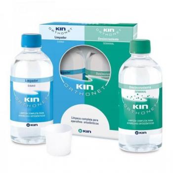 Kin Orthonet Limpiador Diario y Desincrustante Semanal 400ml + 400ml