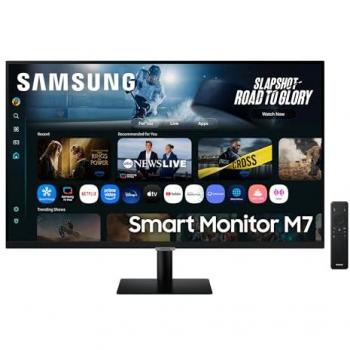 Monitor Samsung M7 M70F 32 4K UHD 60Hz VA Smart con HDR10, Altavoces, USB-C, WiFi y Bluetooth