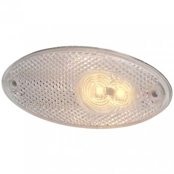HELLA 2PG 964 295-121 Luces de posición - LED - 12V - montaje exterior - Color de tulipa: transparente - Cable: 5000mm
