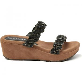 Sandalias de Mujer Lazamani Tiras Black
