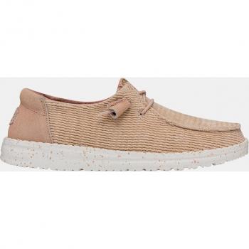 Zapatos Casual Mujer Hey Dude Wave Corduroy con cordones elásticos