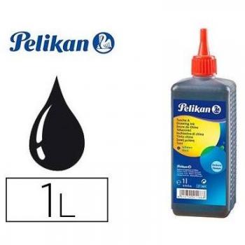 Tinta china Pelikan negra frasco 1 litro