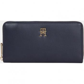 Cartera grande azul marino con cremallera Tommy Hilfiger AW0AW13660