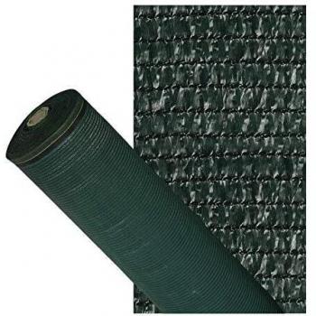 Malla Sombreo 90%, Rollo 4 x 100 metros, Reduce Radiación, Protección Jardín y Terraza, Regula Temperatura, Color Verde Oscuro