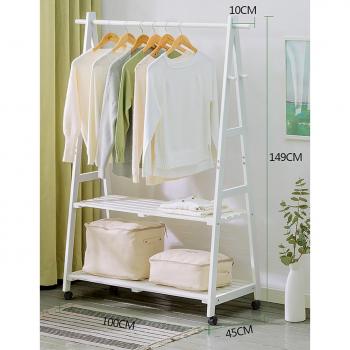 LBMy Percheros Perchero Piso de Madera Maciza Percha fácil Extraíble Dormitorio Sala de Estar Estante de Madera Rack de Almacenamiento percheros Burro