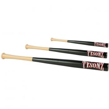 Tysonz - Bate de béisbol de madera dura, negro