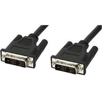 Cable DVI-D Single Link 5 m (M/M) - Conector DVI, color negro