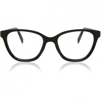 SmartBuy Collection Cat Eye Full Rim Plastic Women’s Prescription Glasses - Black - Size 50 - Blue Light Block Available - Free Lenses