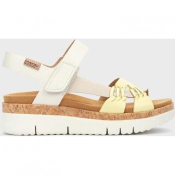 Sandalias de cuña PALMA W4N en piel genuina con cierre adherente - ¡Ideal para tus looks de verano!