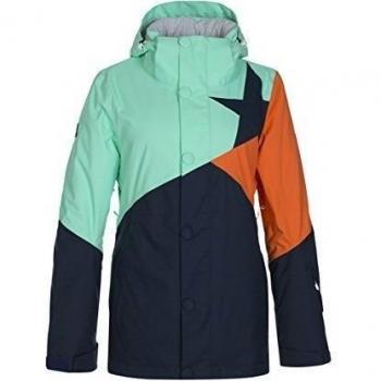 Zimtstern Jacket Zarin Snowboard para mujer, otoño/invierno, mujer, color Varios colores - Sea Glass, tamaño S