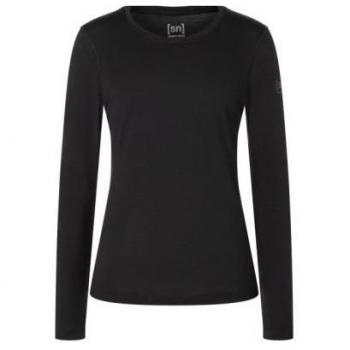 Super.Natural Women's Arctic230 Long Sleeve Merino T-Shirt - Jet Black