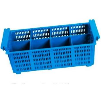 Lacor - 69208 - Cesta 8 Compartimentos Cubiertos - Azul