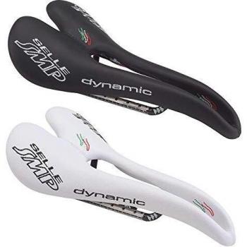 Smp Dynamic Carbon - Sillín de Bicicleta de Carretera, Color Blanco