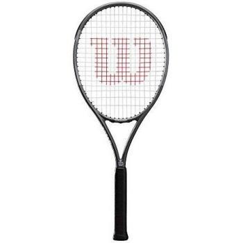 Wilson Raqueta de tenis, Pro Staff Precision Team 100, Jugador avanzado de tenis recreativo, Compuesto de fibra de vidrio y aluminio, Antracita, WR019210U3
