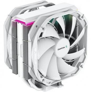 Refrigerador para CPU DeepCool AS500 Plus WH Multisocket ARGB Blanco con 2 Ventiladores de 140mm