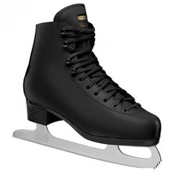 Patines de Hielo Roces Paradise Negro - Diseño elegante, bota acolchada, sistema de cierre rápido, cuchilla de acero inoxidable, talla ajustable