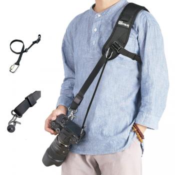 WITHLIN alargadas Profesional Set fotografía - ampliada Bandolera con Cadena de Seguridad para cámaras SLR réflex Digital