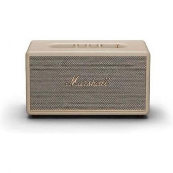 Marshall Stanmore III Altavoz Bluetooth Inalámbrico Crema - Altavoz inalámbrico, conexión Bluetooth, diseño clásico Marshall, sonido potente y equilibrado, entrada auxiliar de 3.5 mm, compatibilidad con asistentes de voz,