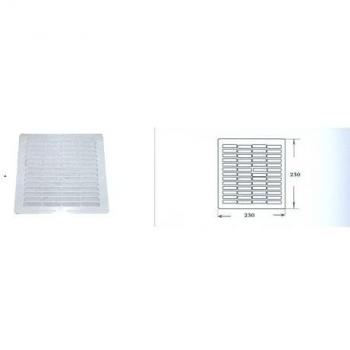 Rejilla Plana Blanca 20x20 R171