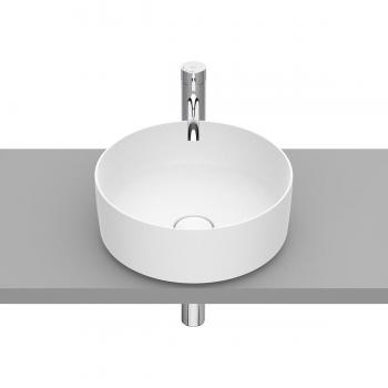 Lavabo sobre encimera Round Inspire Roca - Lavabo de cerámica fineceramic® color blanco mate