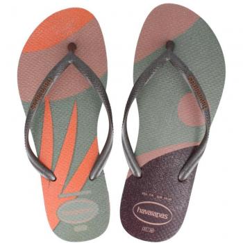 Sandalia Havaianas para mujer en color gris modelo Crocus Rose